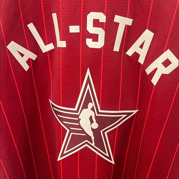 Red All-Star Basketball Jersey - Picture 3 of 11